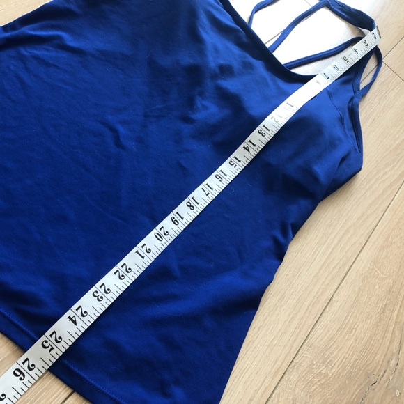 Fabletics Built In Bra Tank Top in Blue - Picture 8 of 8